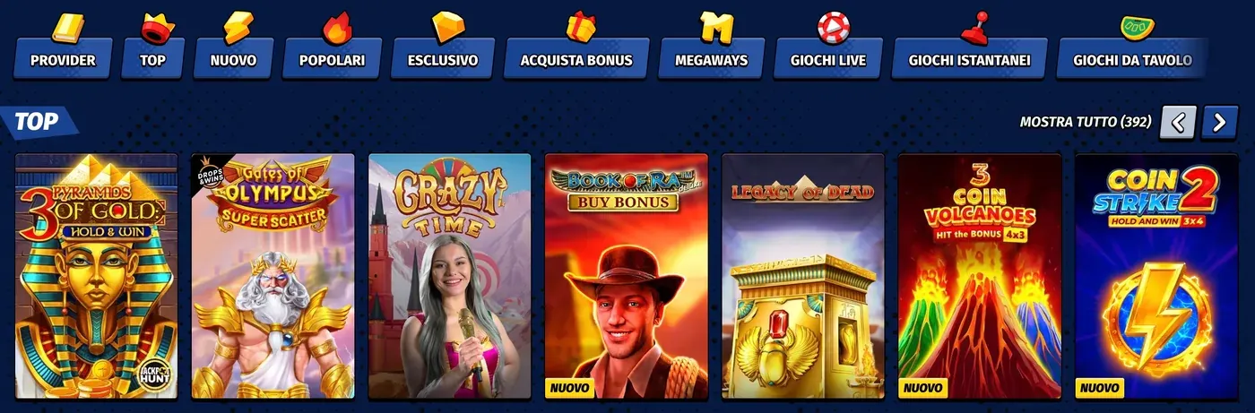 Giochi BigClash Casino