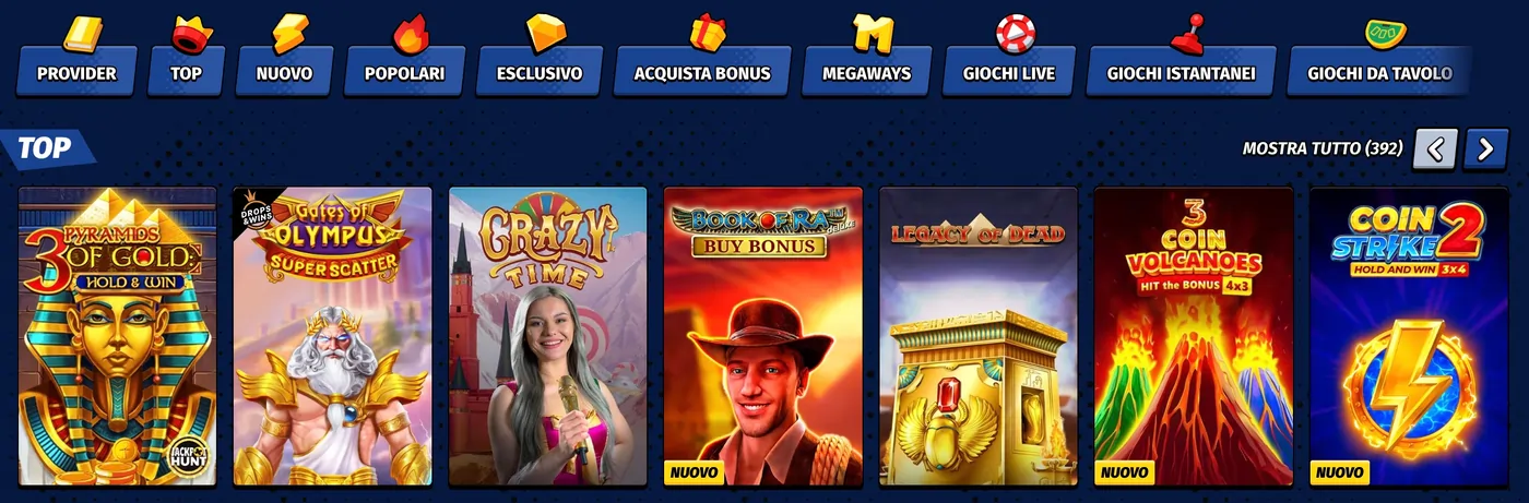 Giochi BigClash Casino