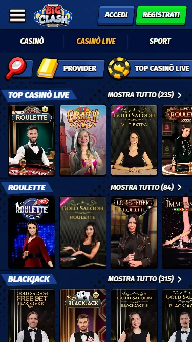 BigClash Casino Live