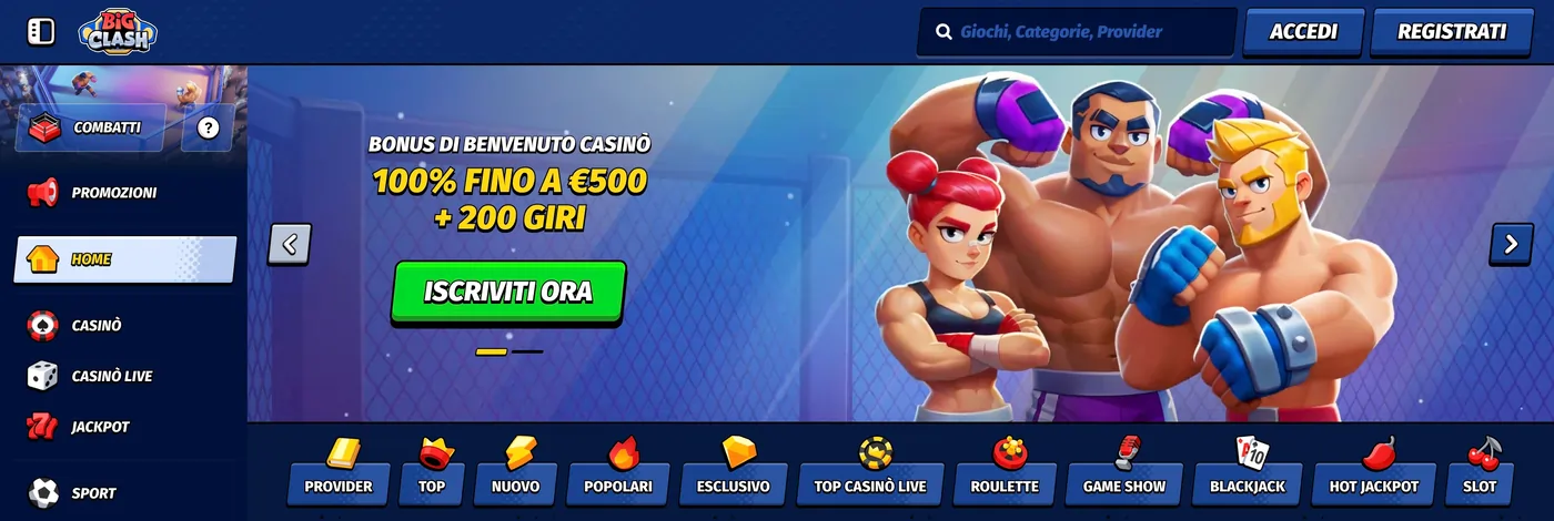 BigClash Casino Italia